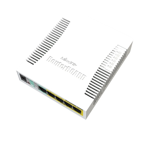 Eladó MikroTik RB260GSP CSS106-1G-4P-1S 5port GbE 1xGbE SFP PoE switch - olcsó, Új Eladó - Miskolc ( Borsod-Abaúj-Zemplén ) fotó