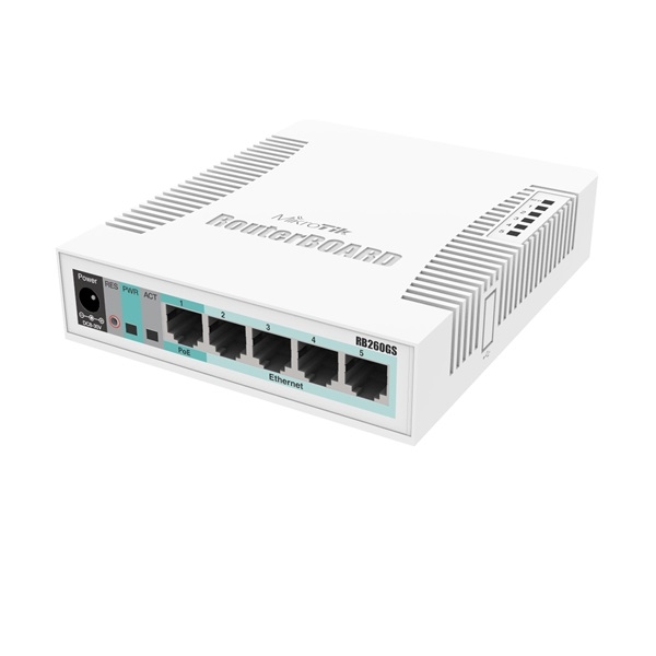 Eladó Mikro Tik RB260GS CSS106-5G-1S 5port GbE LAN 1port GbE SFP Switch - olcsó, Új Eladó - Miskolc ( Borsod-Abaúj-Zemplén ) fotó