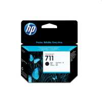 Tintapatron DesignJet T120,T520 nyomtatókhoz, CZ133A HP 711xl fekete, 80 ml