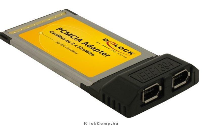 Eladó Már csak volt!!! PCMCIA apapter 2x Firewire Delock - olcsó, Új Eladó Már csak volt!!! - Miskolc ( Borsod-Abaúj-Zemplén ) fotó