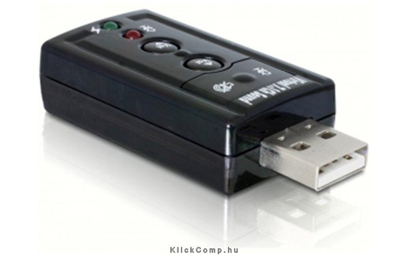 Eladó Már csak volt!!! USB Sound Adapter 7.1 Delock - olcsó, Új Eladó Már csak volt!!! - Miskolc ( Borsod-Abaúj-Zemplén ) fotó