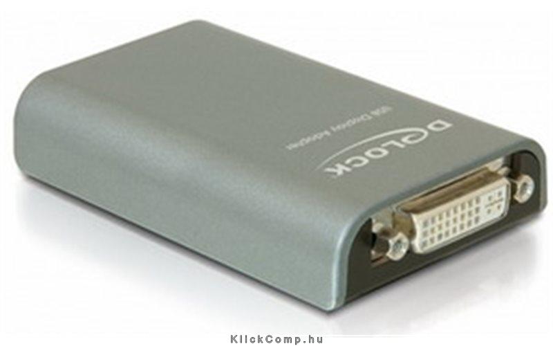 Eladó Már csak volt!!! Delock 61787 USB 2.0 to DVI – VGA – HDMI Adapter - olcsó, Új Eladó Már csak volt!!! - Miskolc ( Borsod-Abaúj-Zemplén ) fotó