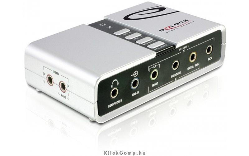 Eladó Már csak volt!!! Hangkártya USB Sound Box 7.1 Delock - olcsó, Új Eladó Már csak volt!!! - Miskolc ( Borsod-Abaúj-Zemplén ) fotó