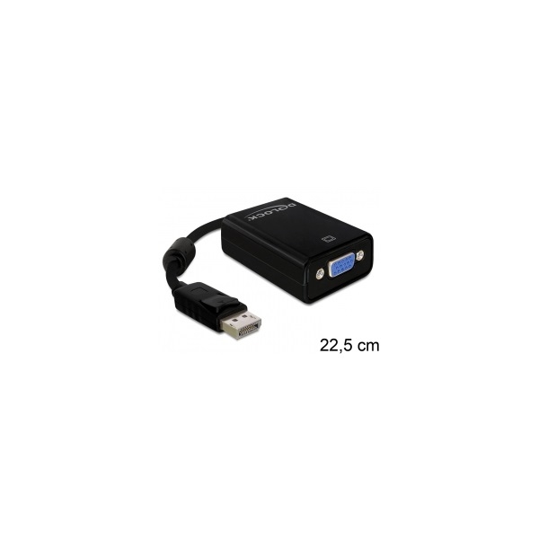 Eladó Adapter Displayport apa > VGA 15 pin anya Delock - olcsó, Új Eladó - Miskolc ( Borsod-Abaúj-Zemplén ) fotó