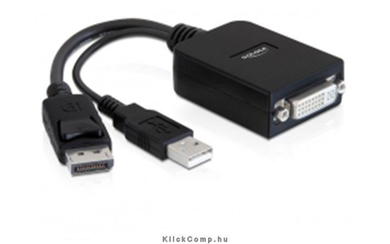 Eladó Már csak volt!!! Adapter Displayport male > DVI-I 24Plus5 female active Delock - olcsó, Új Eladó Már csak volt!!! - Miskolc ( Borsod-Abaúj-Zemplén ) fotó