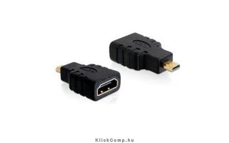 Eladó Már csak volt!!! Adapter High Speed HDMI micro D male > A female Delock - olcsó, Új Eladó Már csak volt!!! - Miskolc ( Borsod-Abaúj-Zemplén ) fotó