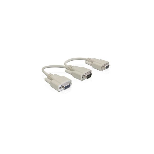 Eladó Már csak volt!!! VGA apa > 2 x VGA anya adapter, 20 cm - olcsó, Új Eladó Már csak volt!!! - Miskolc ( Borsod-Abaúj-Zemplén ) fotó