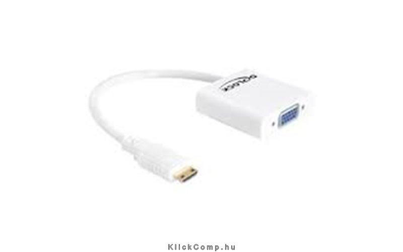 Eladó Már csak volt!!! Adapter HDMI-mini C male > VGA female Delock - olcsó, Új Eladó Már csak volt!!! - Miskolc ( Borsod-Abaúj-Zemplén ) fotó