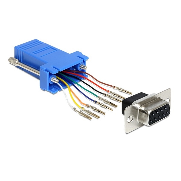 Eladó Már csak volt!!! Delock 65430 sub-D 9pin anya-RJ45 anya adapter szerelő készlet - olcsó, Új Eladó Már csak volt!!! - Miskolc ( Borsod-Abaúj-Zemplén ) fotó