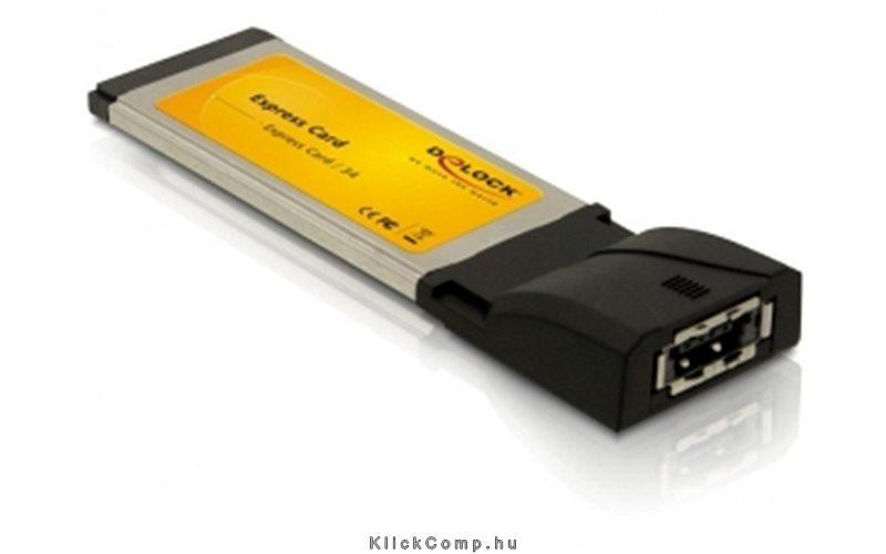 Eladó Már csak volt!!! Delock 66222 Express Card > 1x Power Over eSATA - olcsó, Új Eladó Már csak volt!!! - Miskolc ( Borsod-Abaúj-Zemplén ) fotó