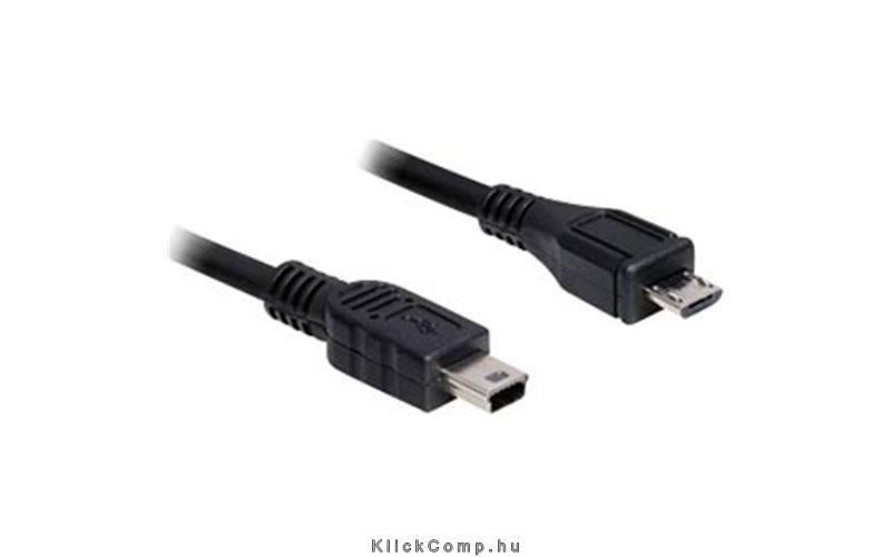 Eladó Már csak volt!!! USB 2.0 micro-B apa> USB mini apa kábel, 1m Delock - olcsó, Új Eladó Már csak volt!!! - Miskolc ( Borsod-Abaúj-Zemplén ) fotó