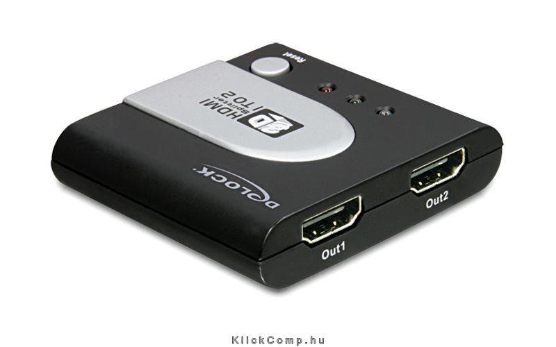 Eladó Már csak volt!!! HDMI elosztó High Speed 1 be > 2 ki Delock - olcsó, Új Eladó Már csak volt!!! - Miskolc ( Borsod-Abaúj-Zemplén ) fotó