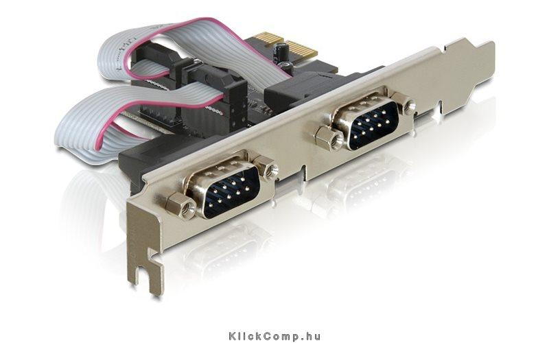 Eladó Már csak volt!!! PCI Express soros port Delock 2 db Serial - olcsó, Új Eladó Már csak volt!!! - Miskolc ( Borsod-Abaúj-Zemplén ) fotó