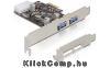 Eladó Már csak volt!!! PCI Express kártya > 2x USB 3.0 Delock - olcsó, Új Eladó Már csak volt!!! - Miskolc ( Borsod-Abaúj-Zemplén ) fotó 1