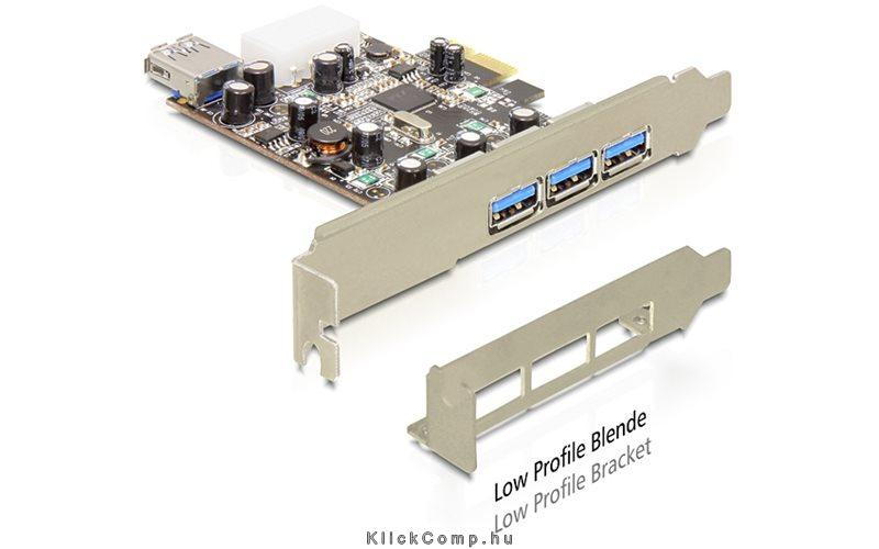 Eladó Már csak volt!!! PCI Express USB 3 x external Plus 1 x internal USB3.0 Delock - olcsó, Új Eladó Már csak volt!!! - Miskolc ( Borsod-Abaúj-Zemplén ) fotó