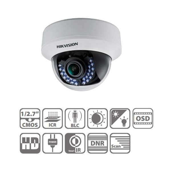 Eladó Már csak volt!!! Dome HD-TVI kamera, kültéri, 1080P, 2,8-12mm, IR30m - olcsó, Új Eladó Már csak volt!!! - Miskolc ( Borsod-Abaúj-Zemplén ) fotó
