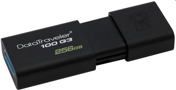 Eladó Már csak volt!!! 256GB PenDrive USB3.0 Fekete Kingston DT100G3 256GB Flash Drive - olcsó, Új Eladó Már csak volt!!! - Miskolc ( Borsod-Abaúj-Zemplén ) fotó