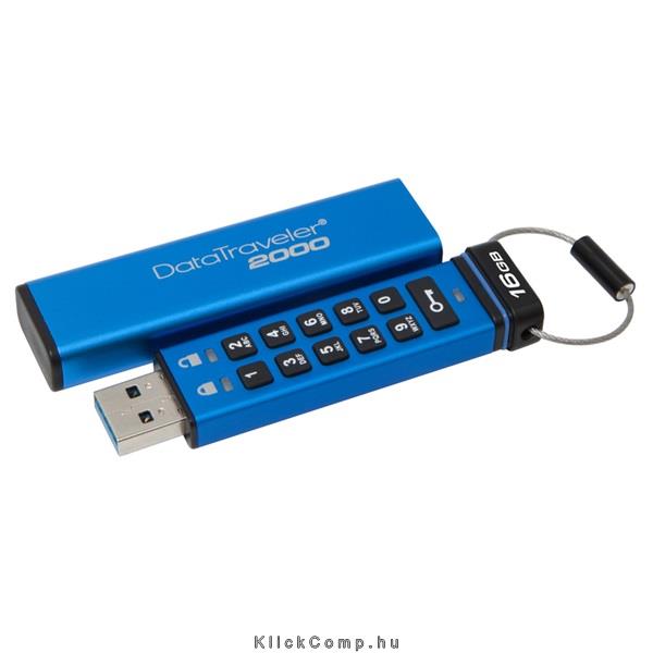 Eladó Már csak volt!!! 16GB PenDrive USB3.1 Kék Kingston DT2000 16GB Flash Drive - olcsó, Új Eladó Már csak volt!!! - Miskolc ( Borsod-Abaúj-Zemplén ) fotó