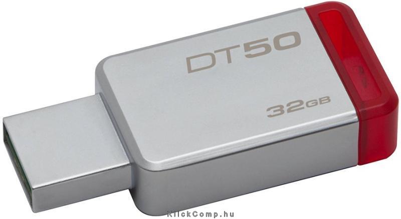 Eladó Már csak volt!!! 32GB PenDrive USB3.0 Ezüst-Piros Kingston DT50 32GB Flash Drive - olcsó, Új Eladó Már csak volt!!! - Miskolc ( Borsod-Abaúj-Zemplén ) fotó