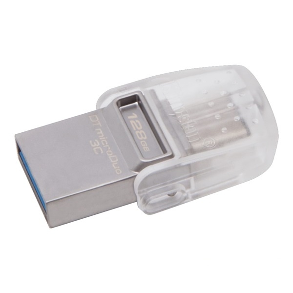 Eladó Már csak volt!!! 128GB PenDrive USB3.1 C USB3.1 A Ezüst színű Kingston Flash Drive - olcsó, Új Eladó Már csak volt!!! - Miskolc ( Borsod-Abaúj-Zemplén ) fotó