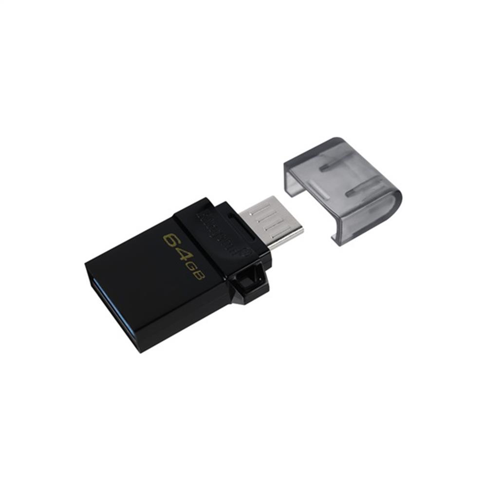Eladó Már csak volt!!! 64GB PenDrive microUSB3.2  USB3.2 A Fekete Kingston DTDUO3G2 64GB Flash Drive - olcsó, Új Eladó Már csak volt!!! - Miskolc ( Borsod-Abaúj-Zemplén ) fotó