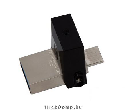 Eladó Már csak volt!!! 16GB PenDrive micro-USB3.0   USB3.0 Fekete KINGSTON DTDUO3 16GB - olcsó, Új Eladó Már csak volt!!! - Miskolc ( Borsod-Abaúj-Zemplén ) fotó