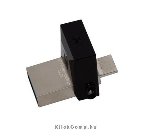 Eladó Már csak volt!!! 64GB PenDrive micro-USB3.0   USB3.0 Fekete DTDUO3 64GB - olcsó, Új Eladó Már csak volt!!! - Miskolc ( Borsod-Abaúj-Zemplén ) fotó