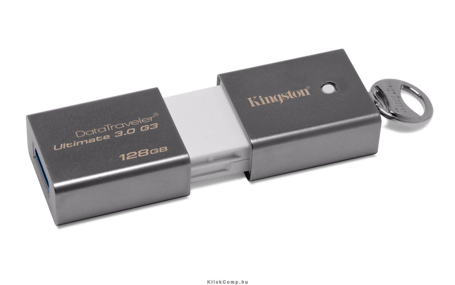 Eladó Már csak volt!!! 128GB PenDrive USB3.0 Szürke KINGSTON DTU30G3 128GB - olcsó, Új Eladó Már csak volt!!! - Miskolc ( Borsod-Abaúj-Zemplén ) fotó
