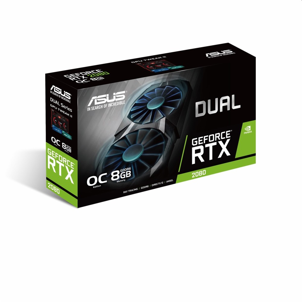 Eladó Már csak volt!!! VGA RTX2080 ASUS videokártya nVidia DUAL-RTX2080-O8G  GDDR6  8GB - olcsó, Új Eladó Már csak volt!!! - Miskolc ( Borsod-Abaúj-Zemplén ) fotó