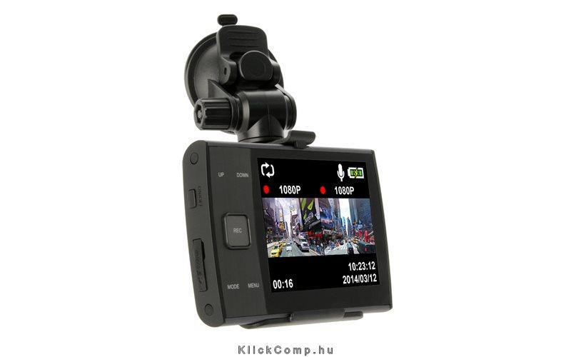 Eladó Már csak volt!!! ICONBIT DVR QX DUO - Autós Kamera (2 db kamera, 1080@30fps, 160° lencse, Li akku - olcsó, Új Eladó Már csak volt!!! - Miskolc ( Borsod-Abaúj-Zemplén ) fotó