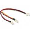 Eladó Már csak volt!!! Kábel Molex 3 pin female - 2 x Molex 3 pin male (fan) 22cm - olcsó, Új Eladó Már csak volt!!! - Miskolc ( Borsod-Abaúj-Zemplén ) fotó 1