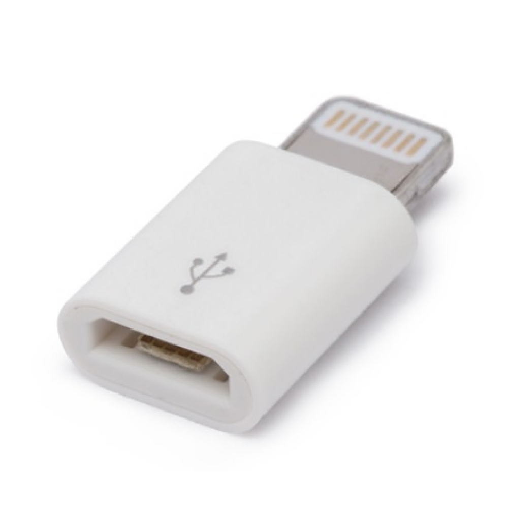 Eladó Adapter MicroUSB  to iPhone Lightning fehér Delight - olcsó, Új Eladó - Miskolc ( Borsod-Abaúj-Zemplén ) fotó