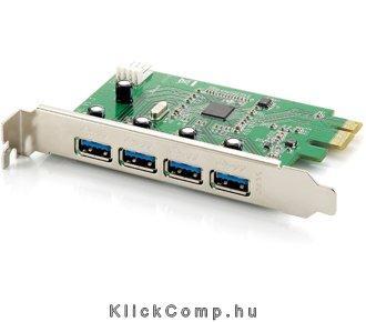 Eladó Már csak volt!!! Equip 128285 USB 3.0 kártya, 4 port, PCI-Express 1x ( 3 ÉV ) - olcsó, Új Eladó Már csak volt!!! - Miskolc ( Borsod-Abaúj-Zemplén ) fotó