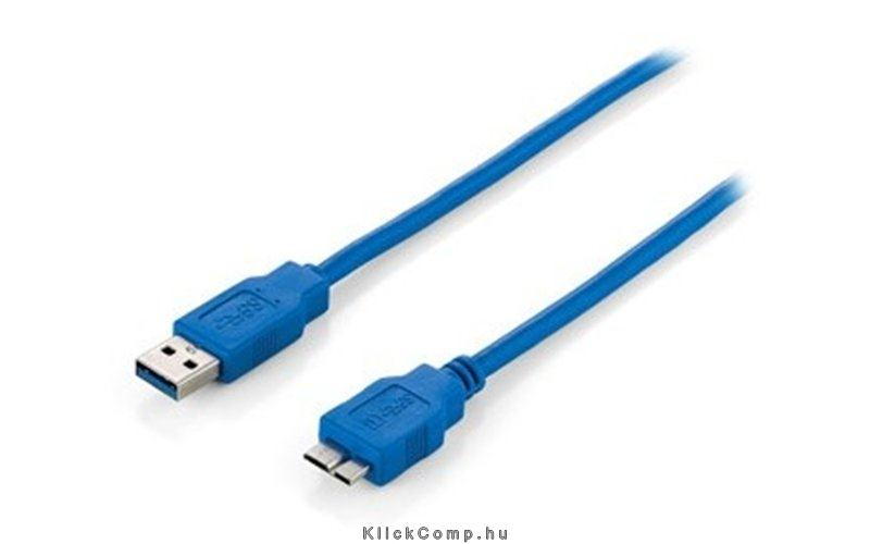 Eladó Már csak volt!!! Equip 128297 USB 3.0 A-microB 10pin kábel, apa apa, duplán árnyékolt, 1,8m - olcsó, Új Eladó Már csak volt!!! - Miskolc ( Borsod-Abaúj-Zemplén ) fotó