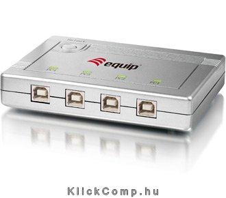 Eladó Már csak volt!!! Equip 128544 USB 2.0 Sharing Switch 4 PCs -> 1USB - olcsó, Új Eladó Már csak volt!!! - Miskolc ( Borsod-Abaúj-Zemplén ) fotó