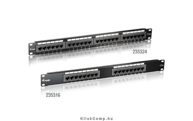 Eladó Cat5 patch panel 24 port, 1U, fekete Delock - olcsó, Új Eladó - Miskolc ( Borsod-Abaúj-Zemplén ) fotó