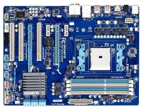 Eladó Már csak volt!!! Gigabyte A55-DS3P sktFM1 (A55, 2xDDR3 2400MHz, RAID, 1xGBE LAN, 14xUSB2.0) ( 3 é - olcsó, Új Eladó Már csak volt!!! - Miskolc ( Borsod-Abaúj-Zemplén ) fotó
