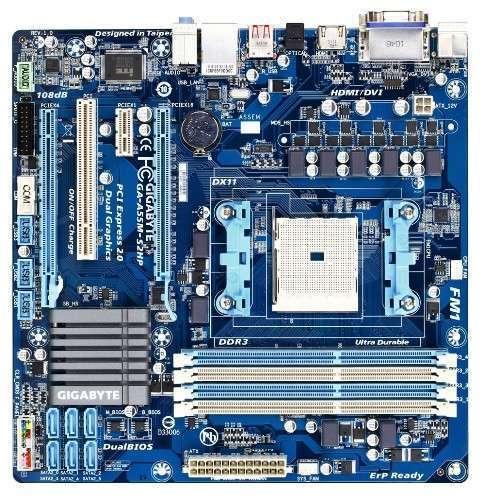 Eladó Már csak volt!!! Gigabyte A55M-S2HP mATX sktFM1 (A55, 2xDDR3 2400MHz, RAID, 1xGBE LAN, 12xUSB2.0) - olcsó, Új Eladó Már csak volt!!! - Miskolc ( Borsod-Abaúj-Zemplén ) fotó