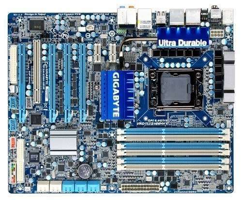 Eladó Már csak volt!!! Gigabyte X58A-UD3R skt1366 (X58   ICH10R, FSB6400, 6xDDR3 2000MHz, 4xPCI-E, RAID - olcsó, Új Eladó Már csak volt!!! - Miskolc ( Borsod-Abaúj-Zemplén ) fotó
