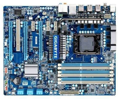 Eladó Már csak volt!!! Gigabyte X58-USB3 skt1366 (X58   ICH10R, FSB6400, 6xDDR3 2000MHz, 3xPCI-E, RAID, - olcsó, Új Eladó Már csak volt!!! - Miskolc ( Borsod-Abaúj-Zemplén ) fotó