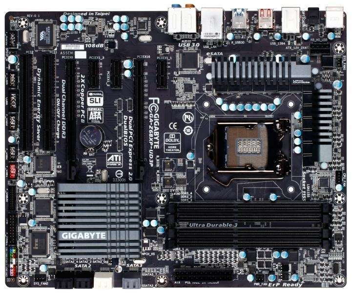 Eladó Már csak volt!!! Gigabyte Z68XP-UD3P-B3 skt1155 (Z68, 4xDDR3 2133MHz, 2xPCI-E, 1xGBE LAN, RAID, 2 - olcsó, Új Eladó Már csak volt!!! - Miskolc ( Borsod-Abaúj-Zemplén ) fotó