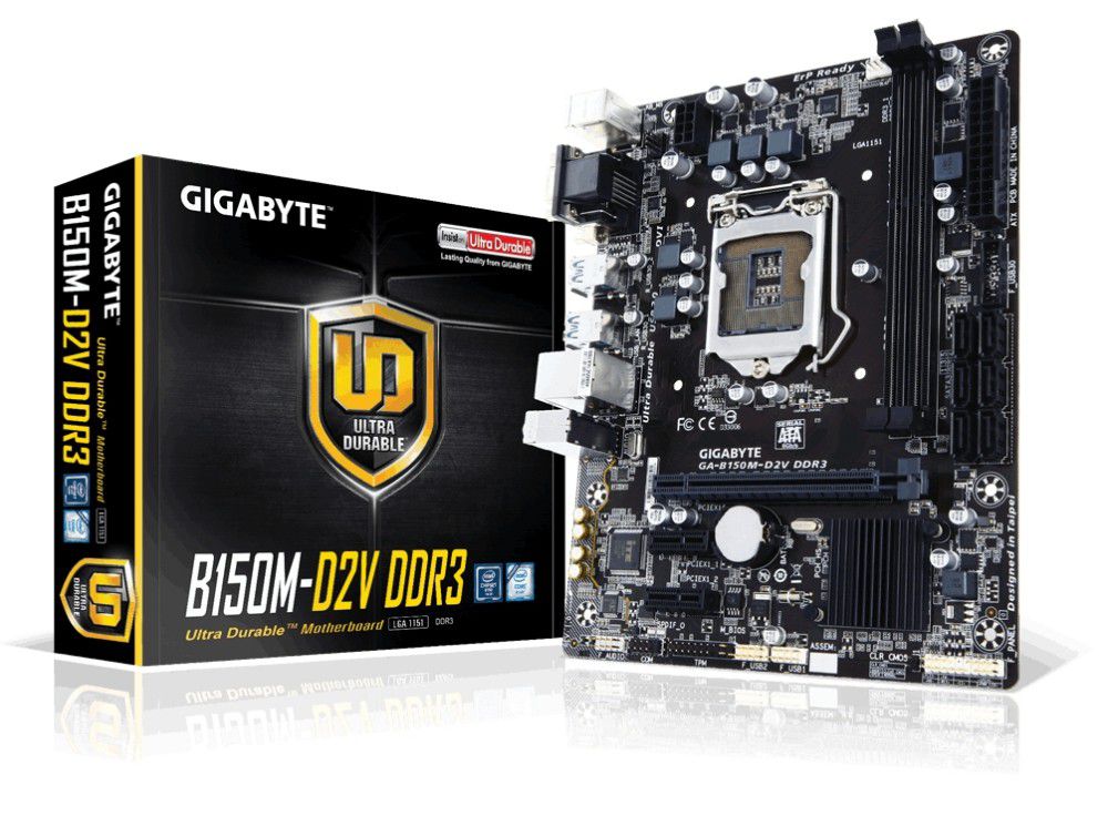 Eladó Már csak volt!!! Alaplap B150 LGA1151 mATX Gigabyte B150M-D2V DDR3 Intel - olcsó, Új Eladó Már csak volt!!! - Miskolc ( Borsod-Abaúj-Zemplén ) fotó