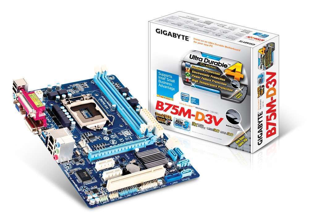 Eladó Már csak volt!!! Gigabyte B75M-D3V skt1155 (B75, 2xDDR3 1600MHz, 1xGBE LAN, 1xSATA3, 8xUSB2.0, 4x - olcsó, Új Eladó Már csak volt!!! - Miskolc ( Borsod-Abaúj-Zemplén ) fotó