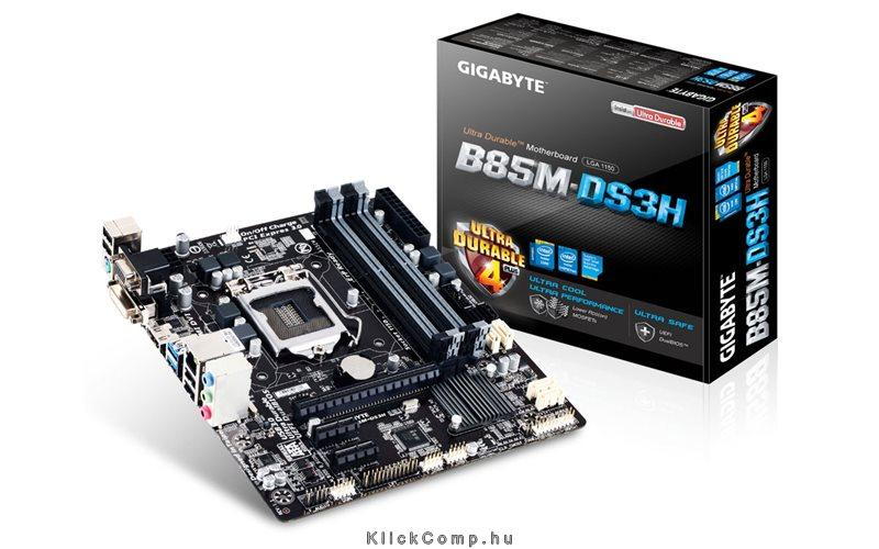 Eladó Már csak volt!!! Alaplap B85M-DS3H skt1150 B85 4xDDR3 1600MHz 1xGBE LAN 4xSATA3 8xUSB2.0 4xUSB3.0 - olcsó, Új Eladó Már csak volt!!! - Miskolc ( Borsod-Abaúj-Zemplén ) fotó