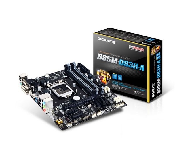 Eladó Már csak volt!!! Alaplap B85 skt1150 Gigabyte B85M-DS3H-A - olcsó, Új Eladó Már csak volt!!! - Miskolc ( Borsod-Abaúj-Zemplén ) fotó