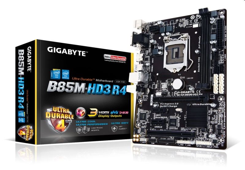 Eladó Már csak volt!!! B85 alaplap s1150 Gigabyte GA-B85M-HD3 R4 - olcsó, Új Eladó Már csak volt!!! - Miskolc ( Borsod-Abaúj-Zemplén ) fotó