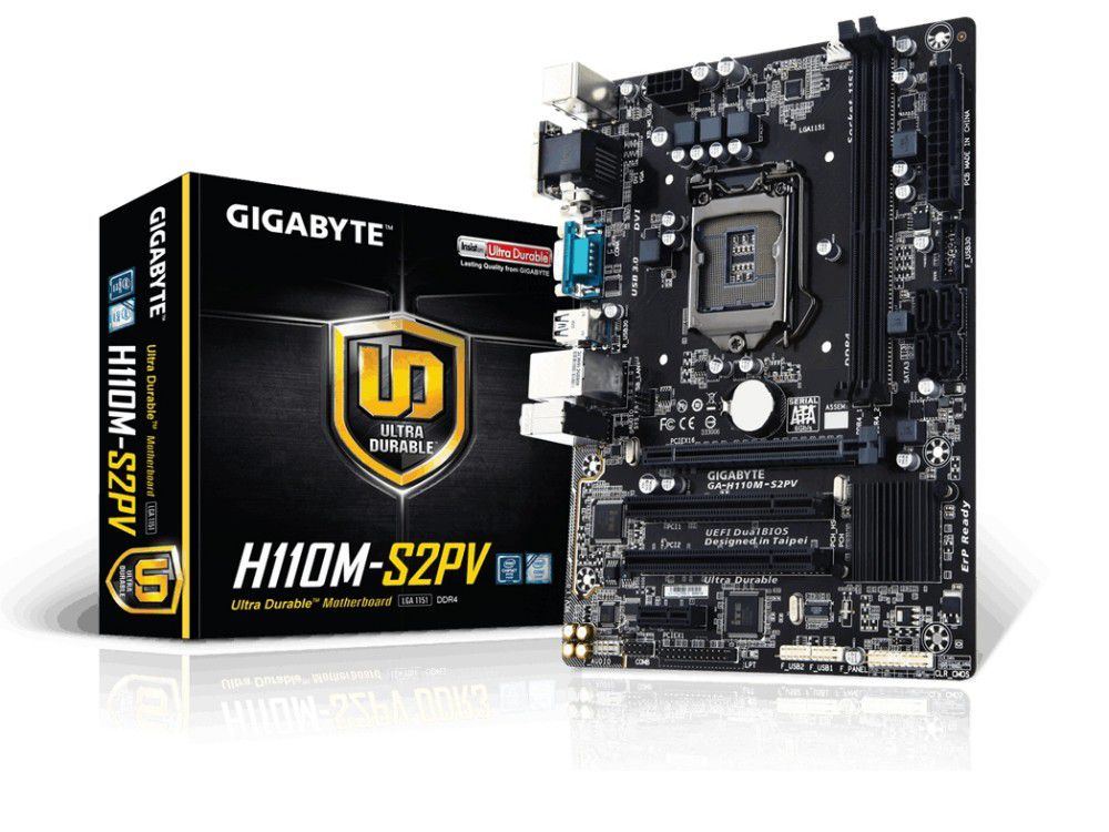 Eladó Már csak volt!!! Alaplap H110 LGA1151 mATX DDR3 Intel Gigabyte H110M-S2PV - olcsó, Új Eladó Már csak volt!!! - Miskolc ( Borsod-Abaúj-Zemplén ) fotó
