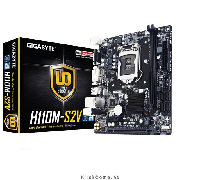 Eladó Már csak volt!!! Alaplap H110 LGA1151 mATX Gigabyte H110M-S2V Intel - olcsó, Új Eladó Már csak volt!!! - Miskolc ( Borsod-Abaúj-Zemplén ) fotó