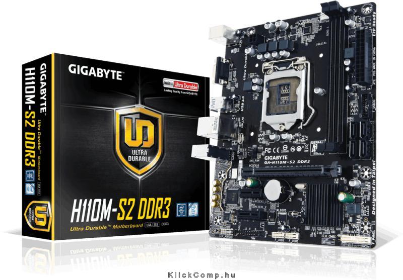 Eladó Már csak volt!!! Alaplap H110 LGA1151 mATX Gigabyte H110M-S2 DDR3 Intel - olcsó, Új Eladó Már csak volt!!! - Miskolc ( Borsod-Abaúj-Zemplén ) fotó