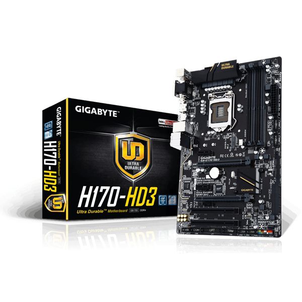 Eladó Már csak volt!!! Alaplap H170 skt1151 Gigabyte H170-HD3 - olcsó, Új Eladó Már csak volt!!! - Miskolc ( Borsod-Abaúj-Zemplén ) fotó